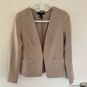 H&M Sand Blazer Women Size 6